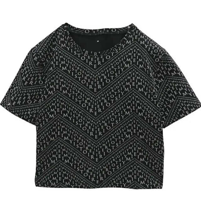 eimy istoire(エイミーイストワール)のeimy istoire EIMY pattern ショートTシャツ レディースのトップス(Tシャツ(半袖/袖なし))の商品写真