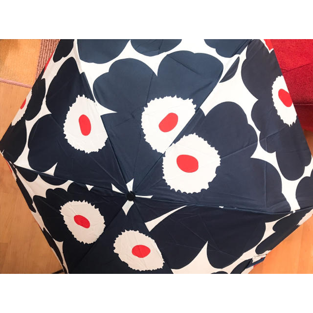 marimekko(マリメッコ)のmarimekko PIENI UNIKKO 折りたたみ傘 ネイビー×オレンジ レディースのファッション小物(傘)の商品写真