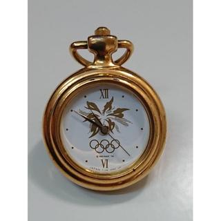 セイコー(SEIKO)の希少 SEIKO セイコー ピンバッチ型時計 懐中 アンティーク オリンピック(その他)