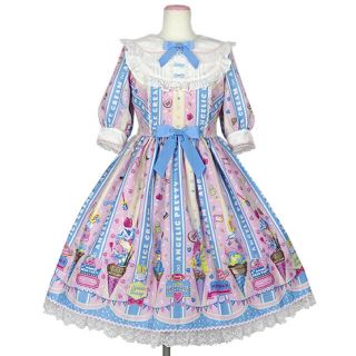 アンジェリックプリティー(Angelic Pretty)のIce Cream Parlor  3点セット Angelic Pretty(ひざ丈ワンピース)