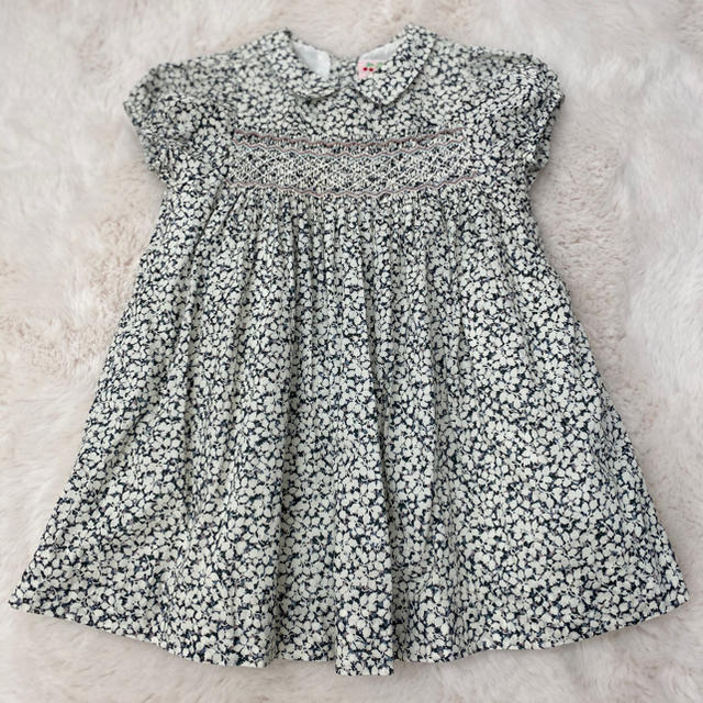 ベビー服(~85cm)bonpoint サイズ18m リバティワンピース