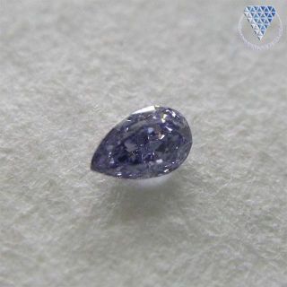 【うにっこ55様】0.033 ct F.D.Gray Violet 天然(リング(指輪))