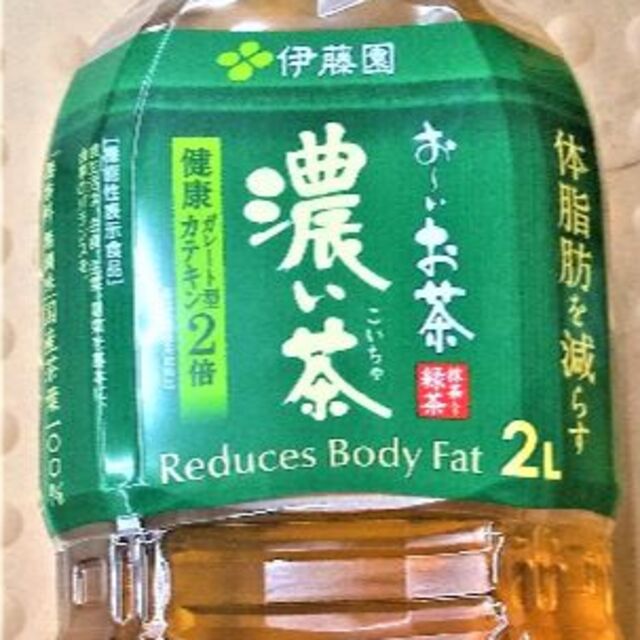 伊藤園(イトウエン)の伊藤園 濃い茶（お～いお茶）２LX６本入 食品/飲料/酒の飲料(茶)の商品写真