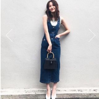 マウジー(moussy)のMOUSSY  マウジーDENIM JUMPER SKIRT(ロングスカート)