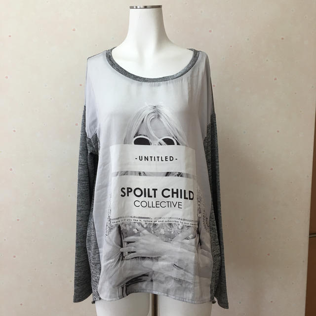 ZARA(ザラ)のプリントカットソー メンズのトップス(Tシャツ/カットソー(七分/長袖))の商品写真