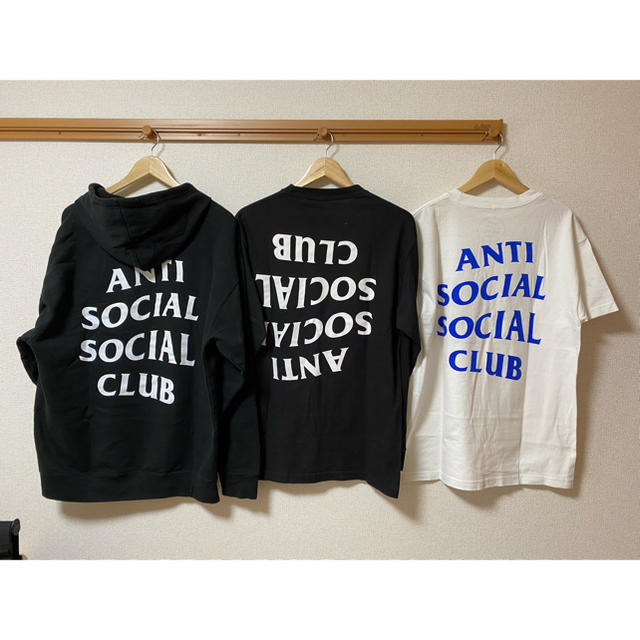 【最終値下】AntiSocialSocialClubパーカーTシャツロンTセット