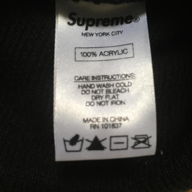 Supreme(シュプリーム)のsupreme ビーニー ニット帽　17AW メンズの帽子(ニット帽/ビーニー)の商品写真