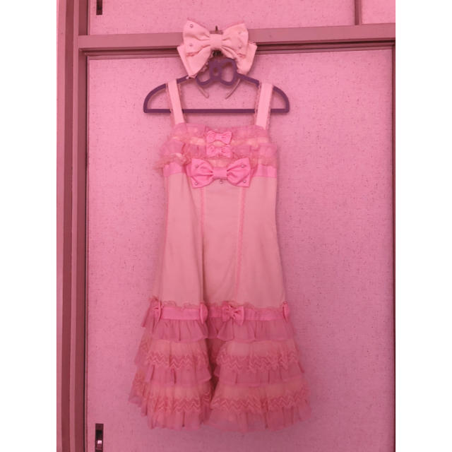 ひざ丈ワンピースAngelic Pretty☆別珍JSK