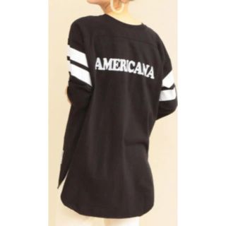 アメリカーナ(AMERICANA)のannetteさん専用《別注》アメリカーナフットボールTシャツ(Tシャツ(半袖/袖なし))