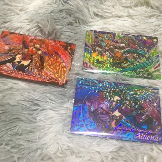 バンダイ(BANDAI)のパズドラウエハース🐉アテナ🐉ソニア🐉レイラン(カード)