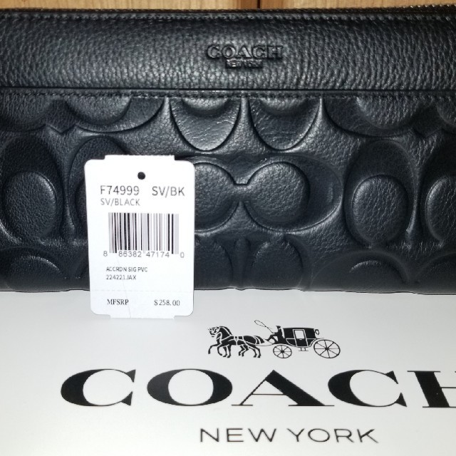 COACH(コーチ)の☆新品・未使用☆COACH　ラウンドファスナー長財布 メンズのファッション小物(長財布)の商品写真