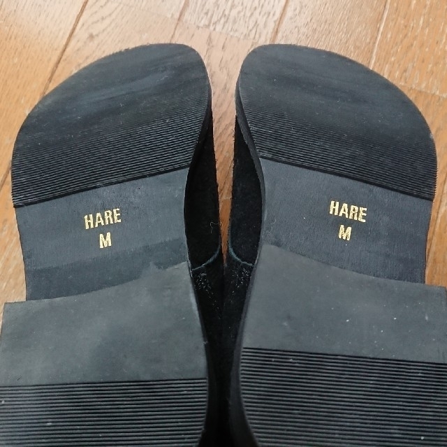 HARE(ハレ)のHARE スエードブーツ ブラック Mサイズ メンズの靴/シューズ(ブーツ)の商品写真