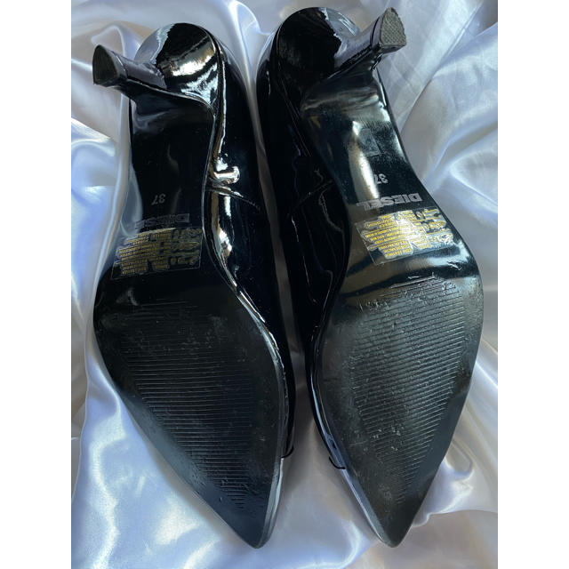 DIESEL(ディーゼル)のDIESEL パンプス BLACK 37 ロサンゼルス 美品!! レディースの靴/シューズ(ハイヒール/パンプス)の商品写真