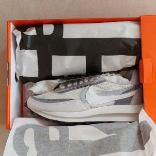 ナイキ(NIKE)のNikexsacai 
LDWaffle WHITE×GRAY 
24.5cm(スニーカー)