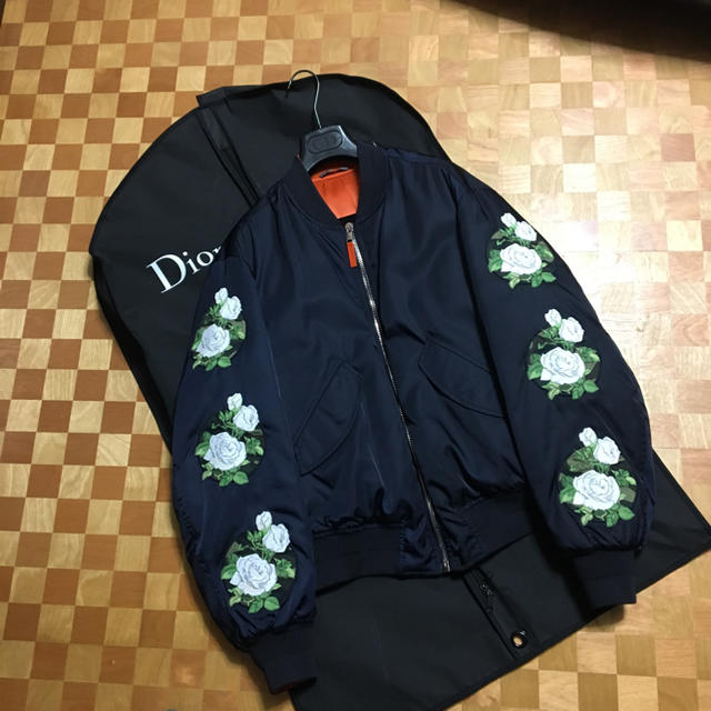 Dior homme16ss 白薔薇ブルゾン