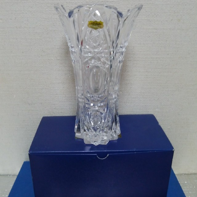 Noritake(ノリタケ)のノリタケ　クリスタル花瓶 インテリア/住まい/日用品のインテリア小物(花瓶)の商品写真