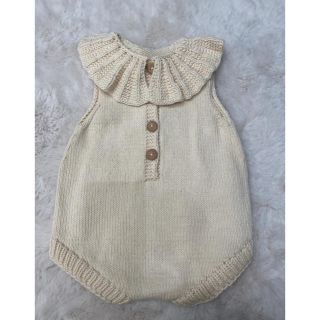 キャラメルベビー&チャイルド(Caramel baby&child )のkalinka 18-24m ニットロンパース(ロンパース)