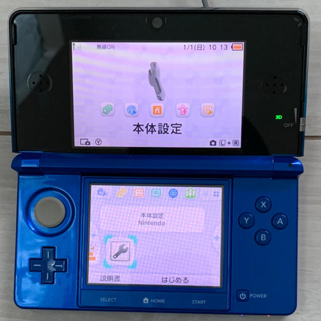 Nintendo 3DS 本体 コバルトブルー