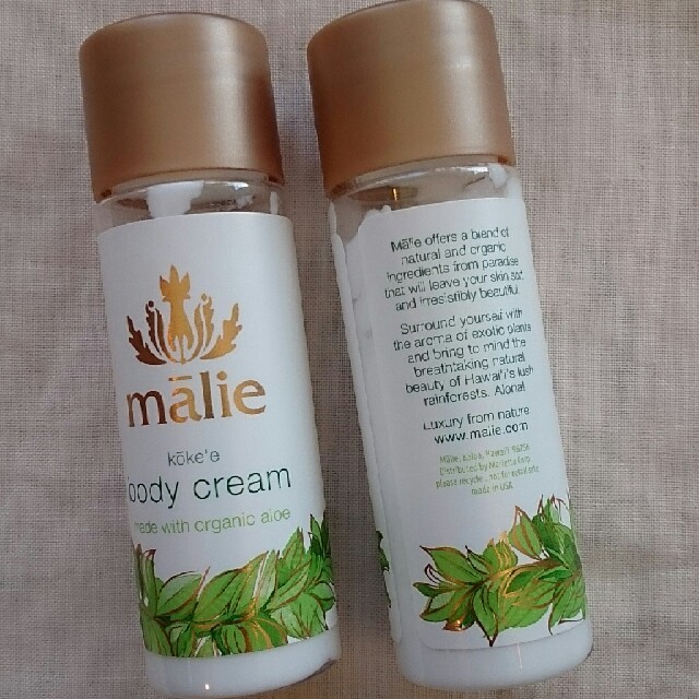 Malie Organics(マリエオーガニクス)のマリエオーガニクス マリエオーガニック 2本 コスメ/美容のボディケア(ボディローション/ミルク)の商品写真