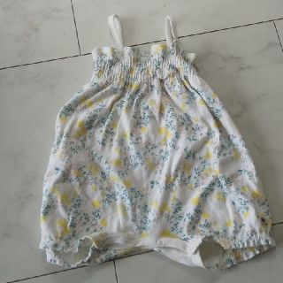 プチバトー(PETIT BATEAU)のプチバトー6m67cmキャミロンパース(ロンパース)