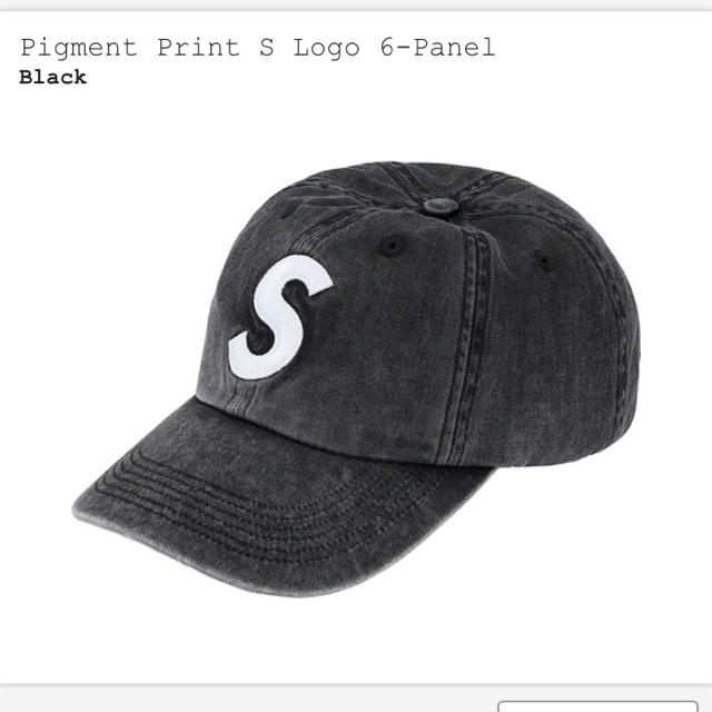 Pigment Print S Logo 6-Panel帽子
