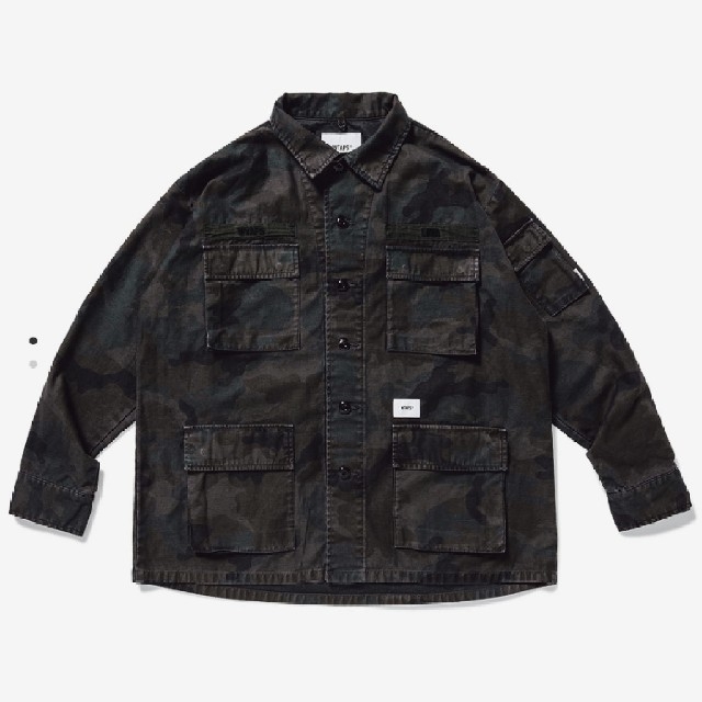 WTAPS JUNGLE LS 02/SHIRT.COTTON.SATIN.CA