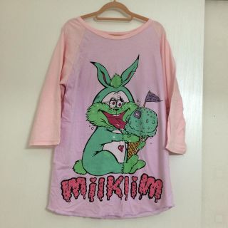 ミルクリーム(milklim)のミルクリーム モンスターうさぎ(Tシャツ(長袖/七分))