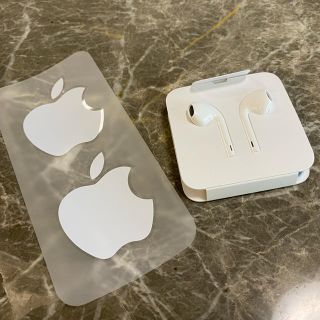 アイフォーン(iPhone)のApple 正規品イヤホンandステッカー(ヘッドフォン/イヤフォン)