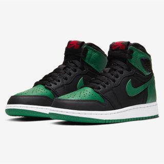 ナイキ(NIKE)のjordan1 pinegreen ジョーダン1  パイングリーン(スニーカー)