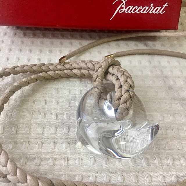 Baccarat(バカラ)の美品！ バカラ ネックレス コキアージュ Coquillage クリア レディースのアクセサリー(ネックレス)の商品写真