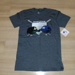 MLB Tシャツ グレー アメリカにて購入 Smallサイズ OAK VS NY(Tシャツ/カットソー(半袖/袖なし))