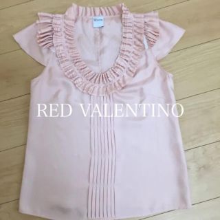 レッドヴァレンティノ(RED VALENTINO)のRED VALENTINO フリルトップス(カットソー(半袖/袖なし))