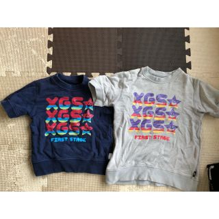 エックスガールステージス(X-girl Stages)のエックスガール　半袖スウェットトップス　100 120(Tシャツ/カットソー)