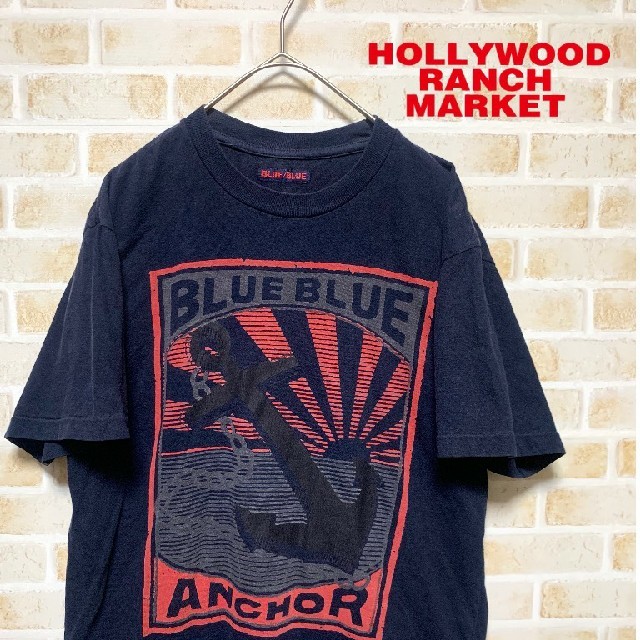 HOLLYWOOD RANCH MARKET(ハリウッドランチマーケット)の【大人気】 ハリウッドランチマーケット BLUEBLUE  Tシャツ サイズS メンズのトップス(Tシャツ/カットソー(半袖/袖なし))の商品写真