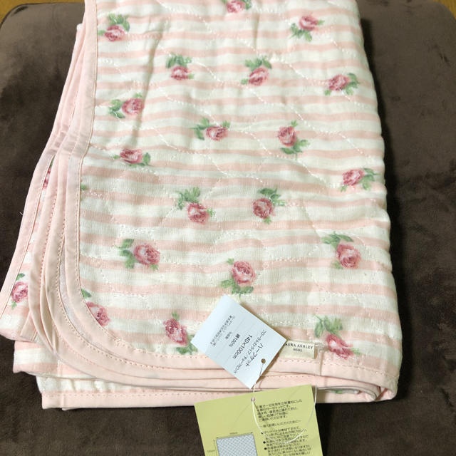 ローラアシュレイ ひざ掛け ブランケット ハーフ毛布