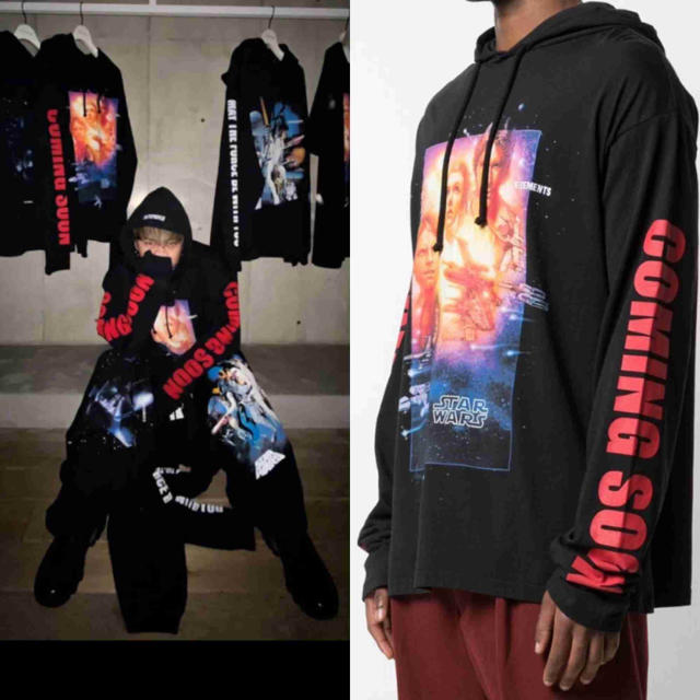 新品 登坂着 20SS VETEMENTS ヴェトモン スターウォーズ パーカー | フリマアプリ ラクマ