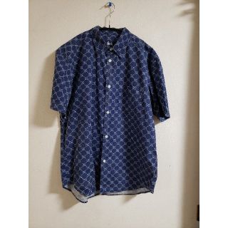 ステューシー(STUSSY)のオールドステューシー　old stussy　モノグラム柄　シャツ　90s　USA(シャツ)