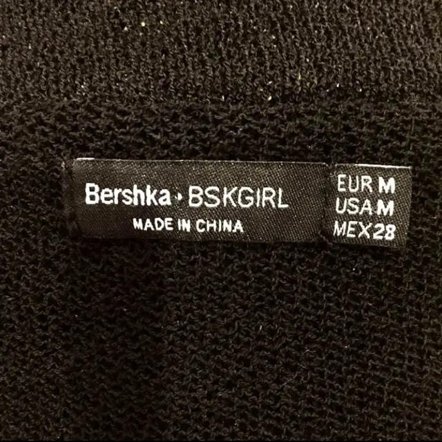Bershka(ベルシュカ)のシアー ニット　ブラック レディースのトップス(ニット/セーター)の商品写真