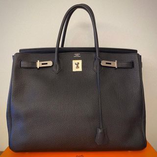 エルメス(Hermes)のHERMES バーキン40 トゴ　BLACK(ハンドバッグ)