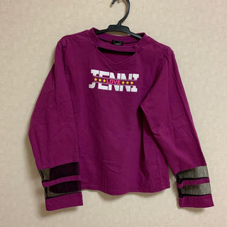 ジェニィ(JENNI)のJENNI カットソー　140cm 紫(Tシャツ/カットソー)