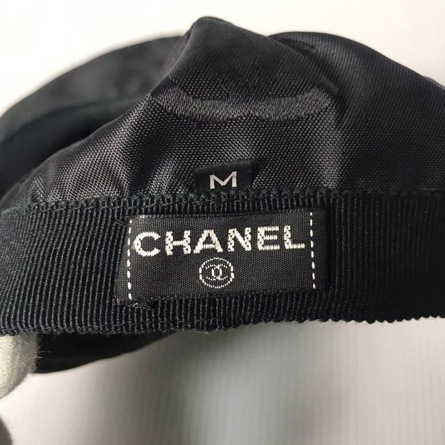 CHANEL(シャネル)の【H】シャネル ロゴ シルク混 ハンチング キャスケット ベレー帽 ココマーク レディースの帽子(ハンチング/ベレー帽)の商品写真