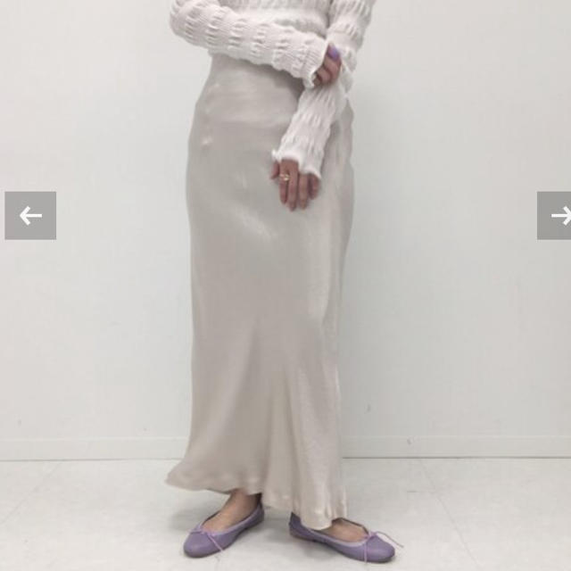 EDIT.FOR LULU(エディットフォールル)のedit for lulu サテンスカート　34サイズ レディースのスカート(ロングスカート)の商品写真