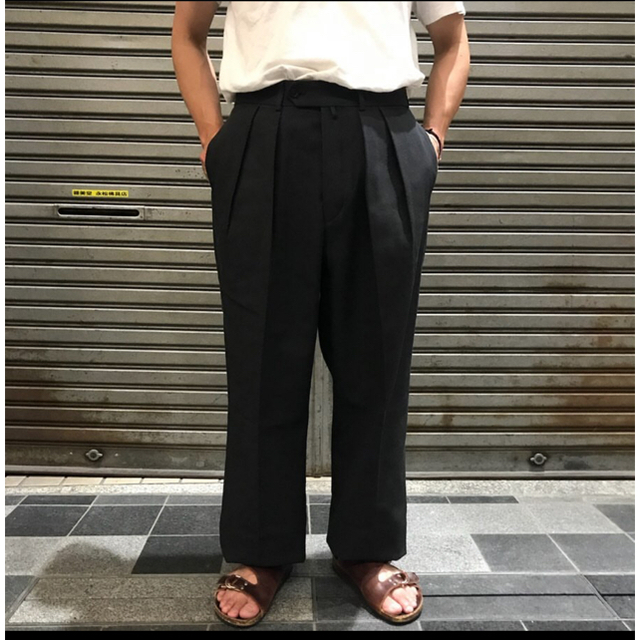 定番大人気 COMOLI NEAT cotton kersey wide 黒 コットンカルゼの通販 by ナニッチ｜コモリならラクマ 