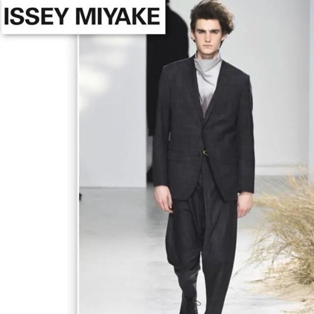 issey miyake men 16aw スタンドカラー比翼シャツメンズ