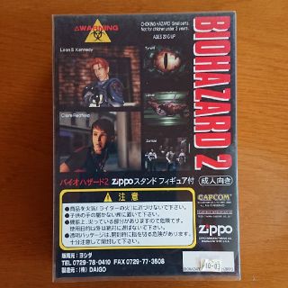 未使用 zippo 単体 BIOHAZARD2 クレア