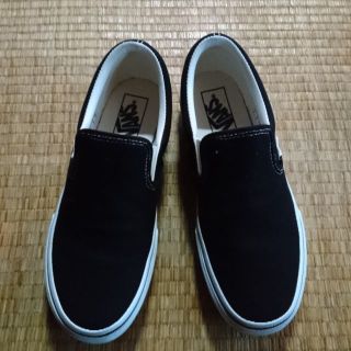 ヴァンズ(VANS)のバンズスリッポン黒24センチ(スリッポン/モカシン)