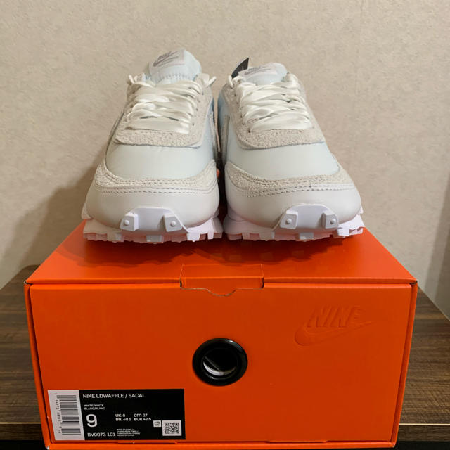 27cm Sacai Nike LD Waffle White 1