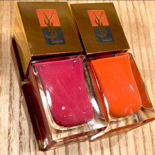 イヴサンローランボーテ(Yves Saint Laurent Beaute)の新品♡イヴ・サンローラン ダブルネイルカラー YSL(マニキュア)