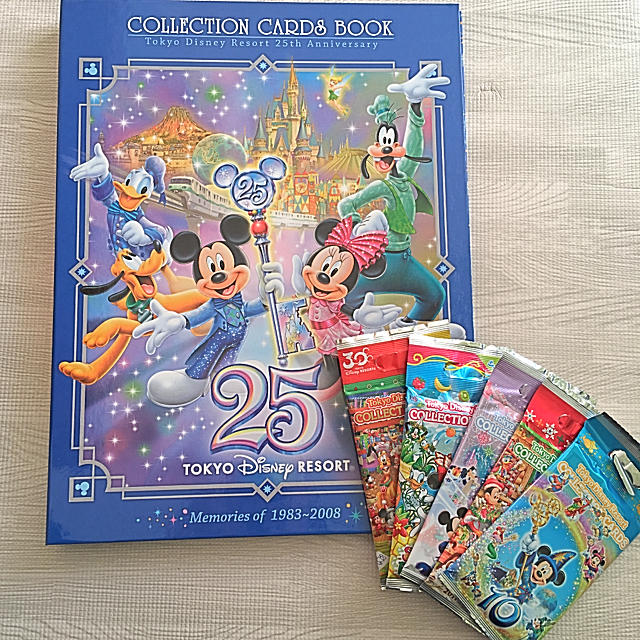 ディズニー25周年アニバーサリーコレクションカードブック＋コレクションカード