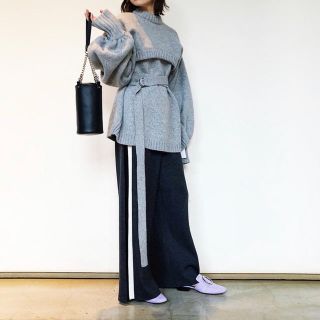 ルシェルブルー(LE CIEL BLEU)のIRENE Layered Knit tops(ニット/セーター)